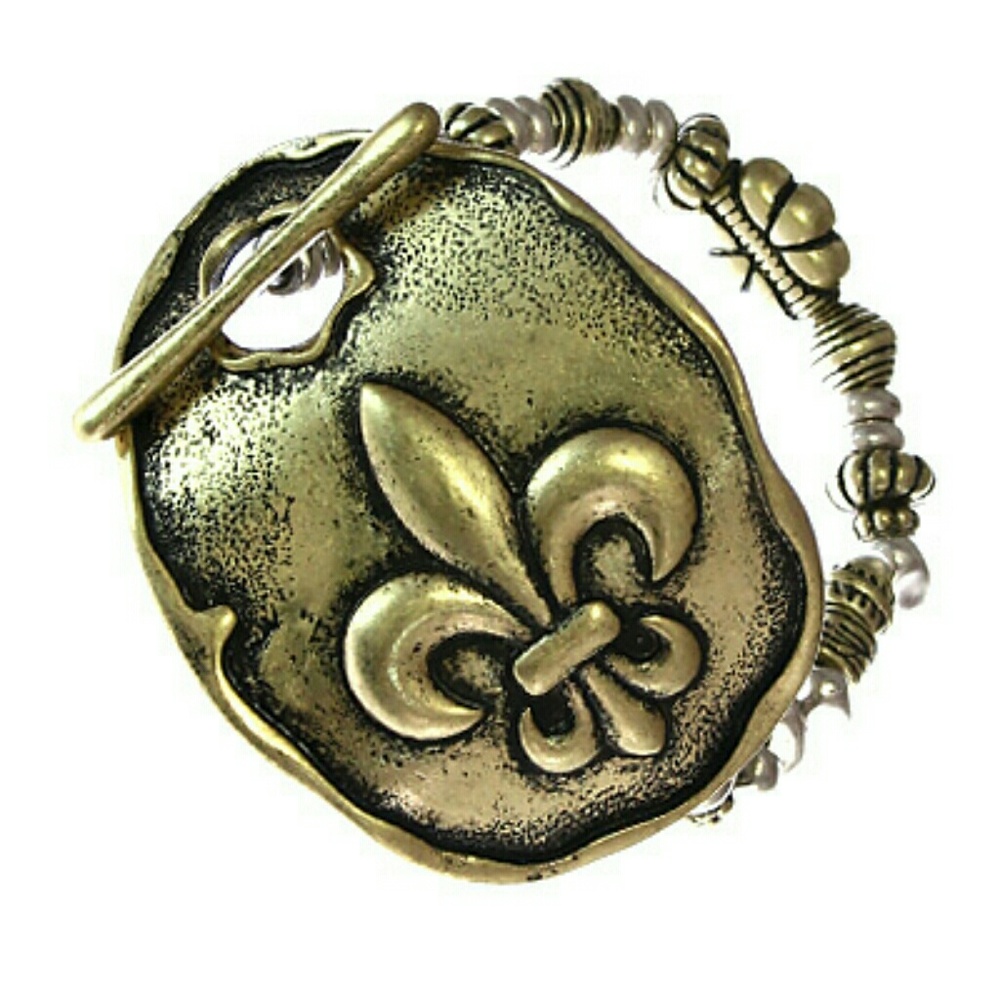 Fleur-de-lis New Orleans Saints  Bracelet